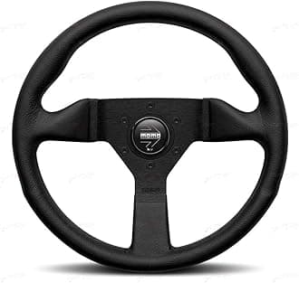 Montecarlo Steering Wheel - Black Leather - 320mm (M11111792217L)