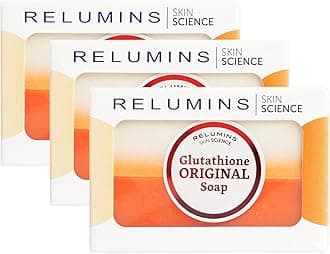 Glutathione Soap Bars – Deep Cleansing & Hydrating Soap for Smooth, Refreshed Skin Perfect this Valentines – Gentle Exfoliating Formula for Face & Body – 150g x 3 Bars