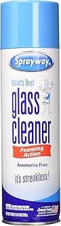 Sprayway Streakless Glass Cleaner 19 oz (3 Pack) Made in USA, Blue and White