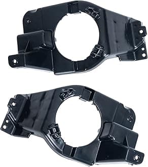 KARPAL Fog Light Brackets Driving Lamp Mounting Driver & Passenger Side Compatible with 2011-2015 Ford Explorer FO2603103 FO2602103