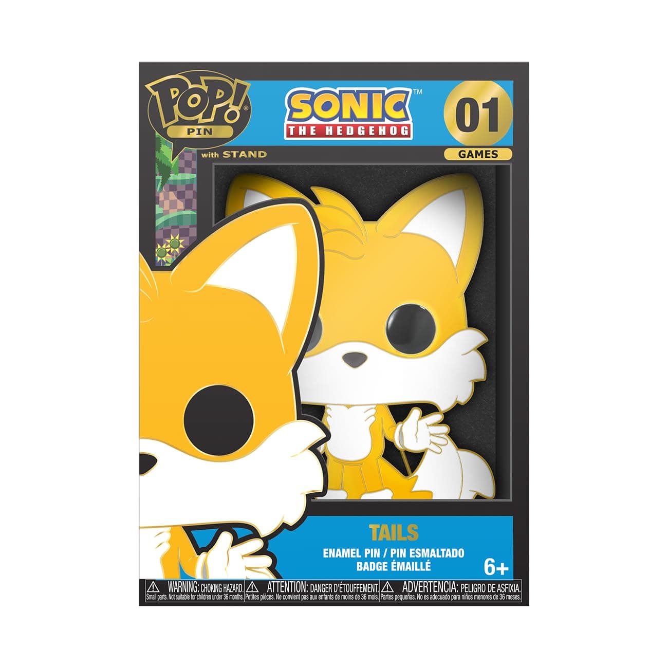 Funko Pop! Pin: Sonic The Hedgehog - Super Tails