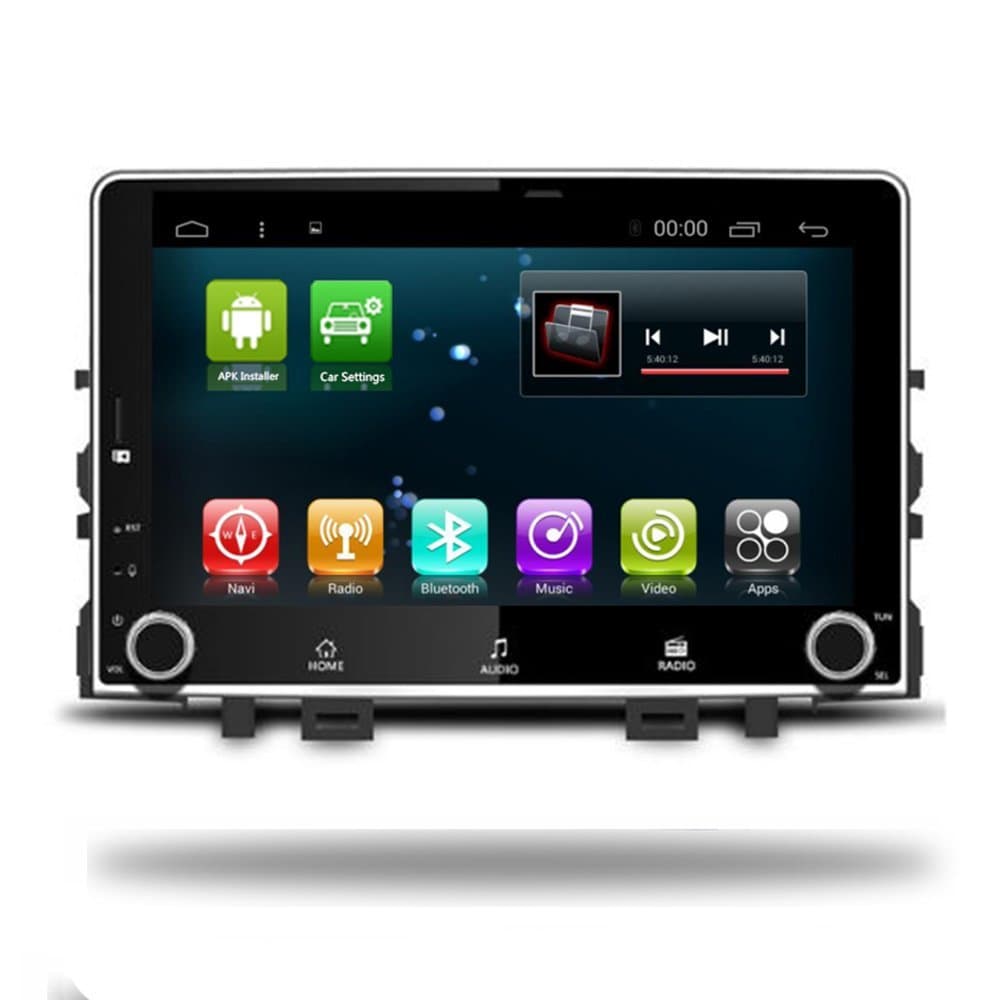 Car Radio GPS Android 8.0 Octa Navigation for Kia Rio 2017 2018 Car Multimedia Player Stereo no CD DVD Head Unit Video Touch Screen Audio with WiFi Bluetooth Navi (Android T8 2+32G for Kia Rio)