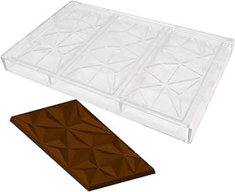 Goldbaking Diamond Candy Bars Maker Polycarbonate Bar Mold for Chocolate