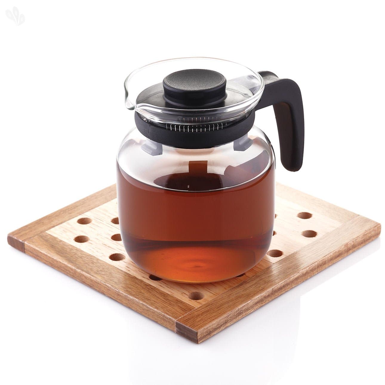 Borosil - Carafe Flame Proof Glass Kettle with Stainer, 1.2L