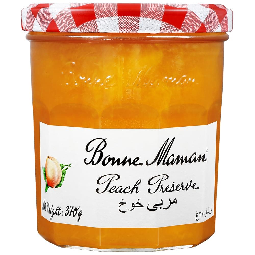 Bonne Maman Peach Preserve, Made from Fresh Fruit - 370 g