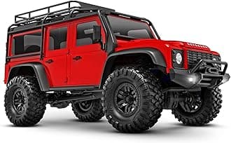 TRX-4M 4X4 Crawler with Land Rover Defender Body, Red