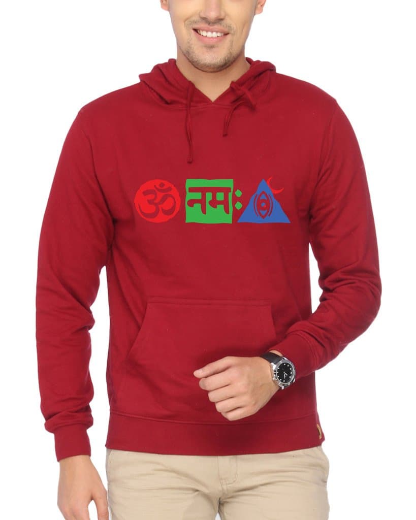 Campus Sutra Men Printed Hoodie