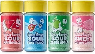 Dessert Topping Assortment Pack - Candy, Ice Cream Topper, Cupcake and Cake Topper, Gift Pack, Kids Parties, Cocktail Rimmer - 4 Pack