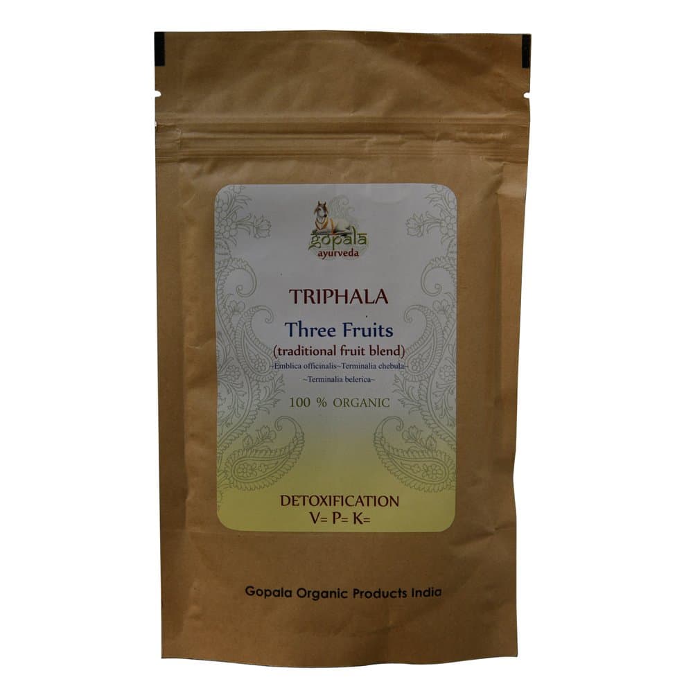 TRIPHALA POWDER 100% USDA CERTIFIED ORGANIC - 100gm