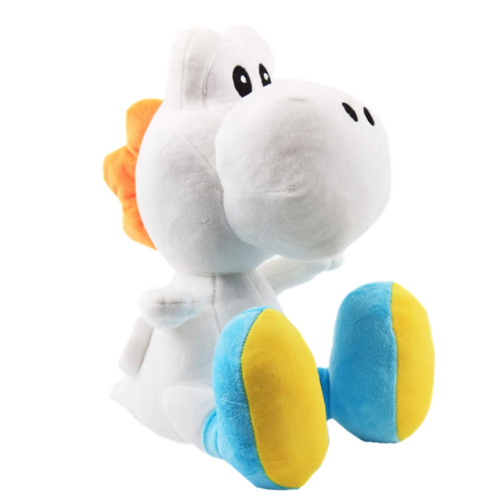12" White Yoshi Stuffed Plush