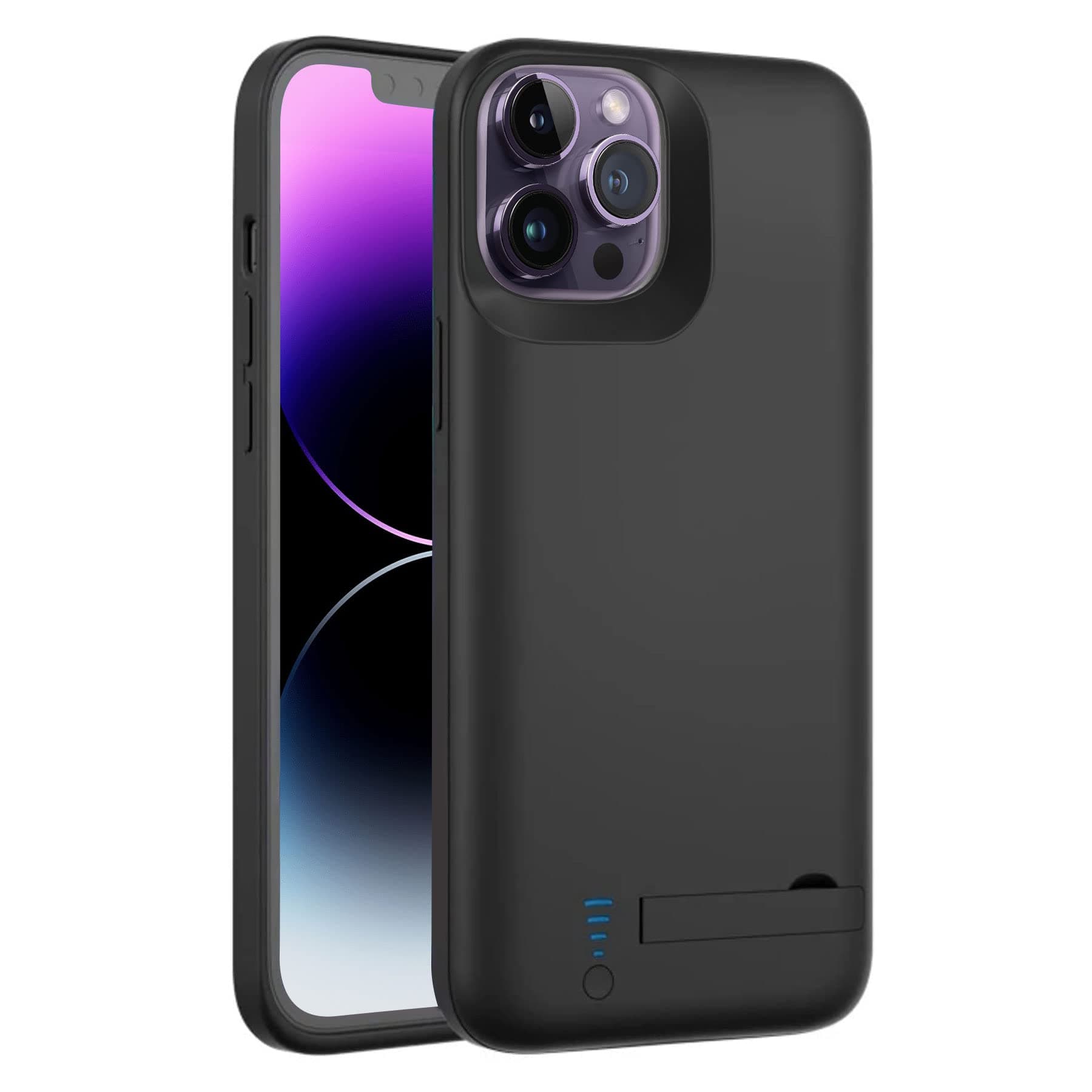 Battery Case for iPhone 14 Pro Max,6000mAh Rechargeable Battery Charging Case for iPhone 14 Pro Max 5G 6.7" External Backup Battery Power Bank Charger Protective Case,Extended Your Battery Life