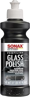 SONAX ProfiLine Glass Polish 250ML | Premium Windshield, Side Windows Polishing Compound | Remove Water Spot, Etching, Haze | Ideal for detailers & automotive | Art.No.02731410