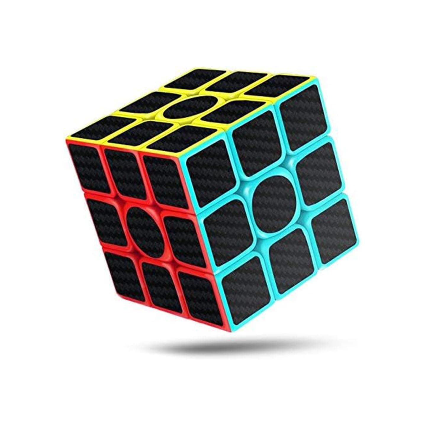 Speed Cube, 3x3x3 Fast Carbon Fiber Sticker Magic Cube, Fast Magic Cube for Kids, Smooth Carbon Fiber Cubes, Puzzle Toys, for All Kids Teens Adults