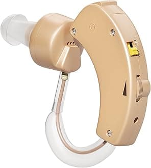 Compact Behind-the-Ear Sound Enhancer - Lightweight & Discreet Digital Audio Amplification for Outdoor Adventures, Sports & Everyday Clarity