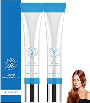 2Pcs Seapuri Scalp Serum, Hair Growth Serum for Women, Scalp Cooling Hair Ampoule, for Loss & Thinning, Non-Greasy, Improves Shine (A)