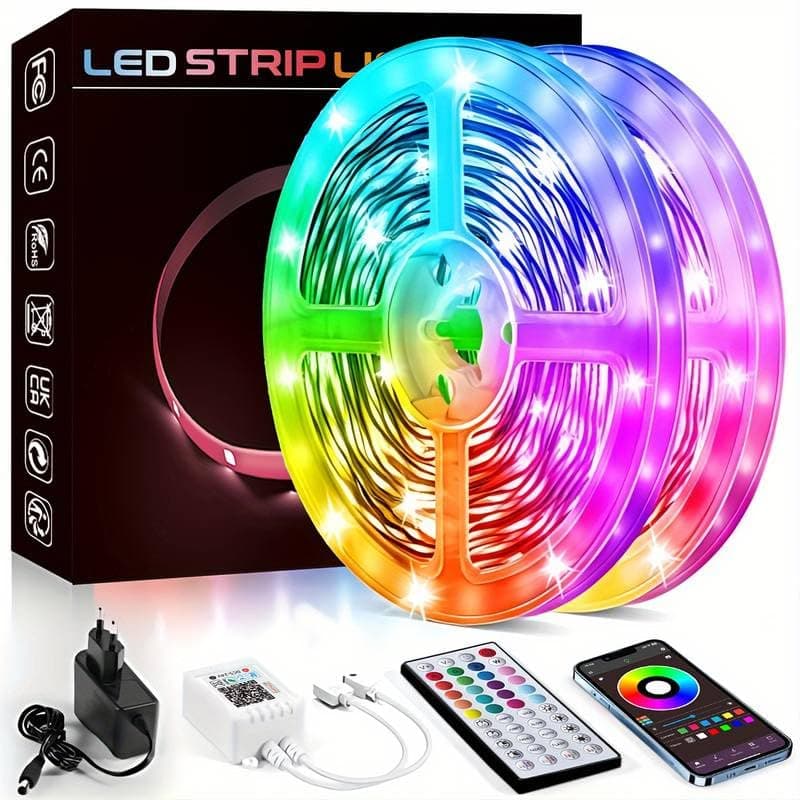 24V LED Strip Light, Flexible Light Strip for Under Cabinet, Bedroom, Kitchen, Indoor Use – Energy Efficient, Easy to Install, Multiple Length Options (5m/10m/20m/30m/60m/90m) (65.6FT/20M)