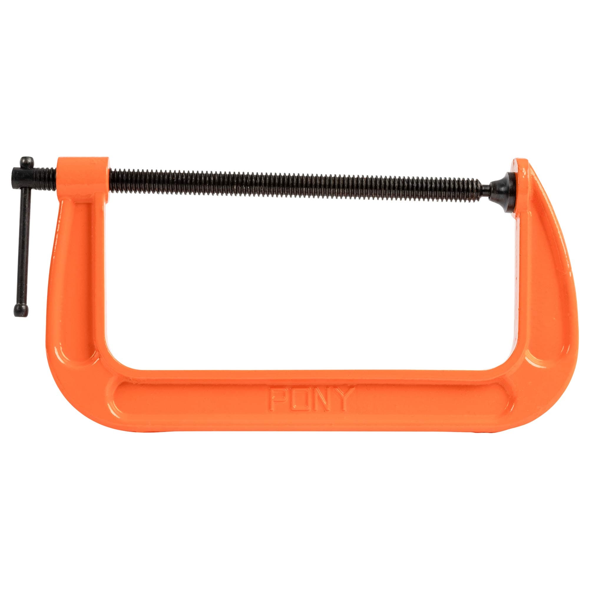 Jorgensen 2680 8-Inch C-Clamp, Orange