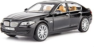 1:32 BMW 535i Toy Car Metal Pull Back Diecast Car with Openable Door and Sound Light, Gifts Toys for Kids【 Multicolor 】