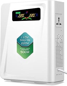ZHENGXI Voltage Converter 110 to 220 Step Up Transformer 500W , No Noise , Ten Protection Functions , CE & CQC Certified
