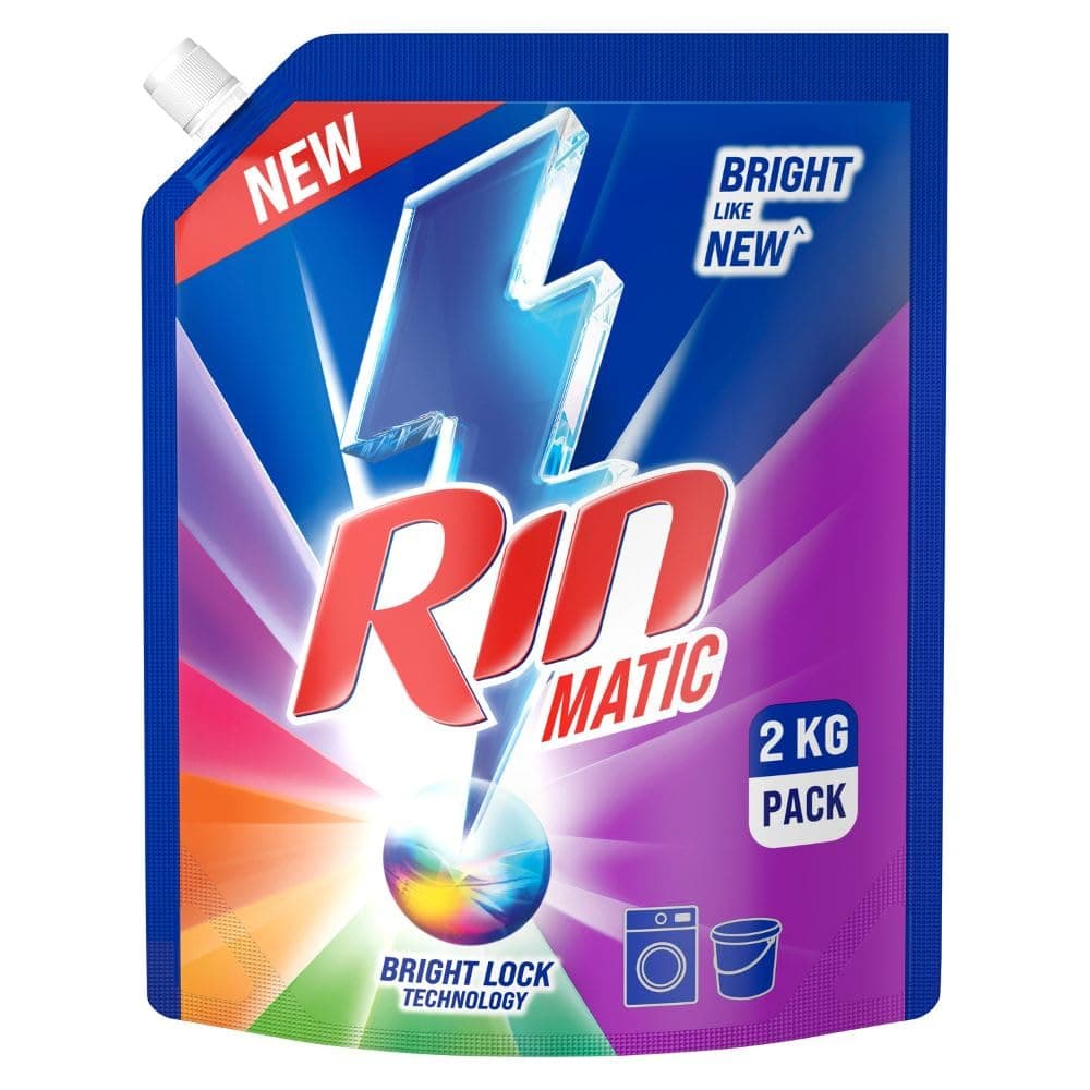 Rin Detergent Liquid 2L Pouch- Front Load