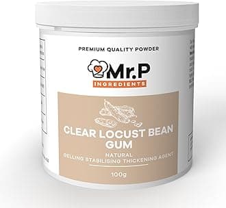 Locust Bean Gum 100g Powder Vegan-Friendly Stabilizer Texture Enhancer Thickener Gelling Agent Ideal for Confectionery Sauces Dressings Dairy Gluten Free Non-GMO Halal Kosher