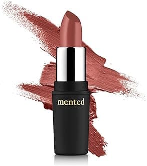 Mented Cosmetics Nude Lipstick for Women, Semi-Matte Long-Lasting Lip Stick, Moisturizing Vegan, Paraben & Cruelty-Free, Enhances All Complexions, Perfect for Everyday Makeup, Pretty in Pink