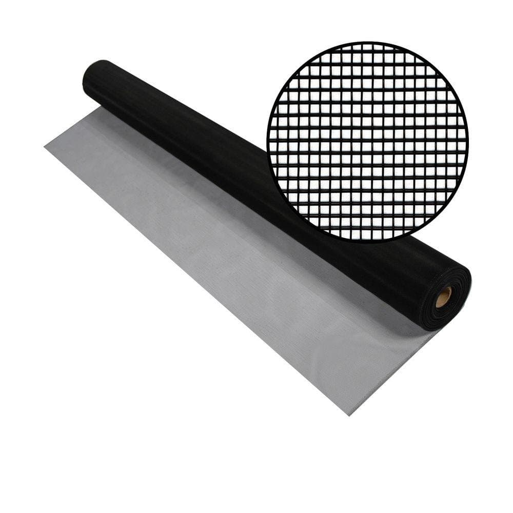 Aluminum Insect Screen 72" x 100ft Roll (Black)