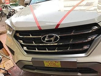 SDR Front Chrome Grill Compatible with Hyundai Creta || 2018