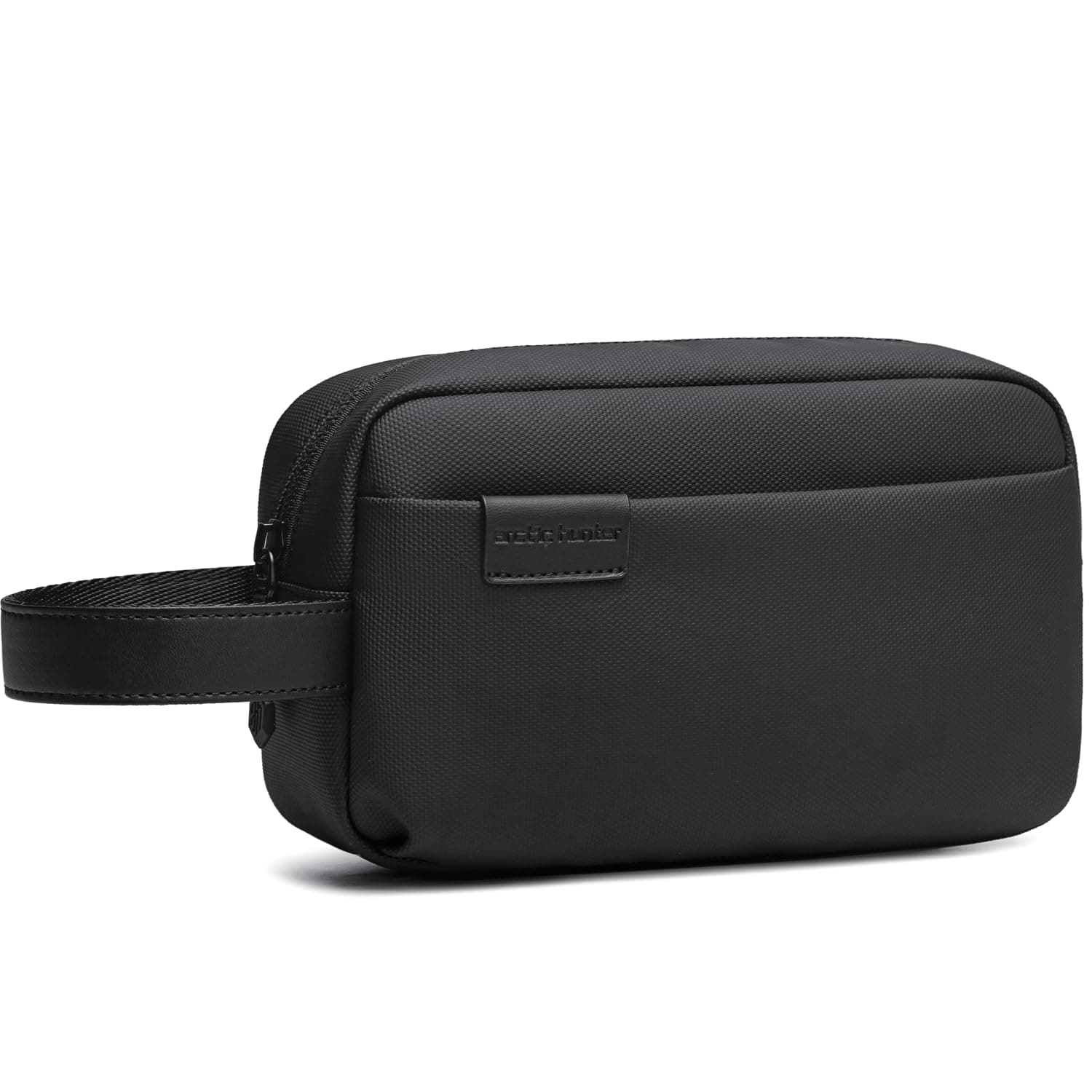 Arctic Hunter Small Toiletry Bag for Men Travel Pouch Polyester Lightweight Shaving Kit Bags Hanging Dopp Kit for Men Toiletry Bag & Cash Pouch Bag for Storage, Black