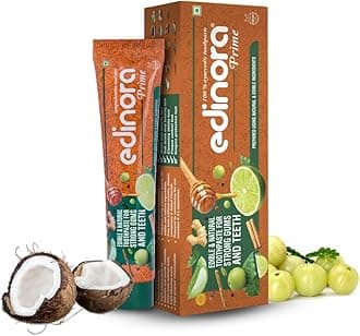 PRIME toothpaste 45g | blend of essential oil & herbal powders | NO SLS | NO PARABENS | NO SULPHATES as seen on Shark Tank India