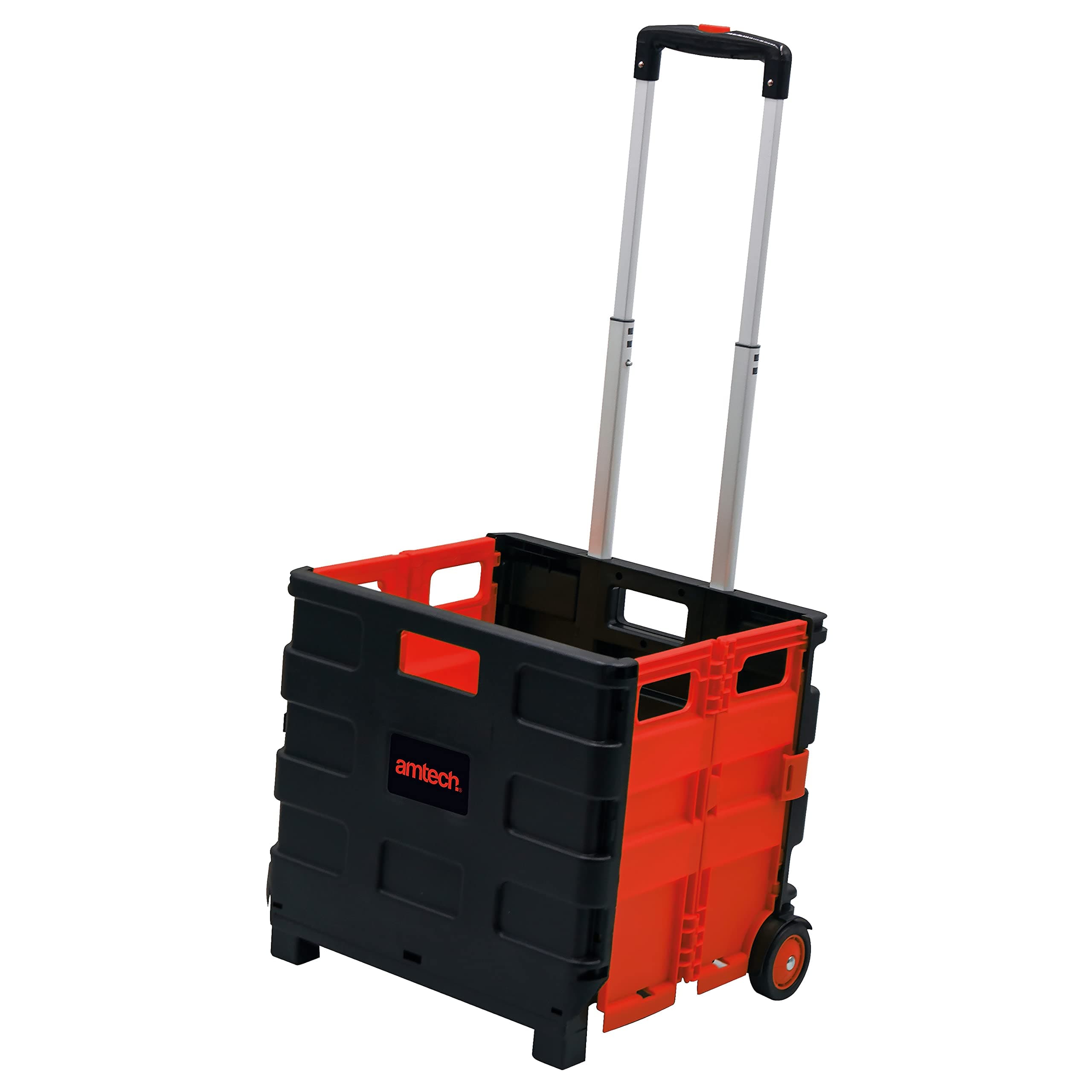 S5650 Folding Boot Cart, Telescopic Handle Foldable Trolley Cart on Wheels