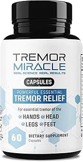 - Real Science Tremor Miracle Capsules – Tremor Relief Supplement and Hand Tremor Aids for Adults – with TremorStop Blend, GABA, and Vitamins for Neurotransmission Support – Made in USA, 60 Caps