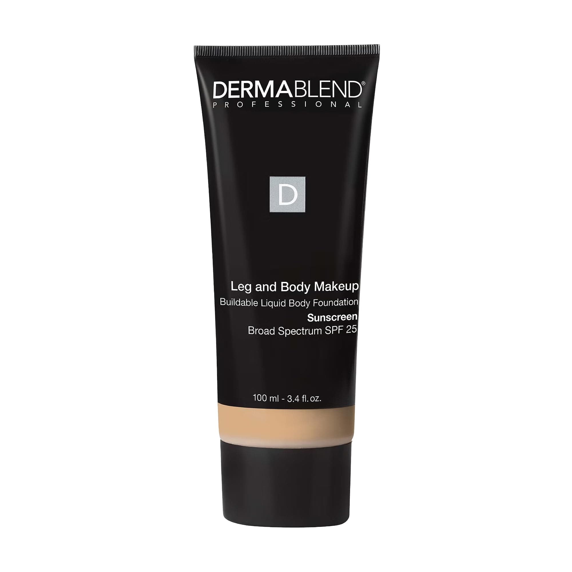 Dermablend Leg and Body Makeup Liquid Foundation with SPF 25 for Medium Coverage & All-Day Hydration, 20n Light Natural, 3.4 Fl. Oz.