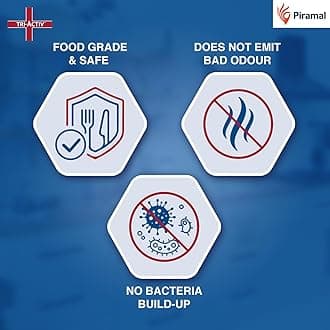 Tri-Activ Washable & Reusable Kitchen Towel Roll | 80 Pulls per Roll, 400 Sheets Pack of 5 | Highly Absorbent Kitchen Tissue Roll | Non Woven Fabric | Better alternative to Paper Tissue Roll | White