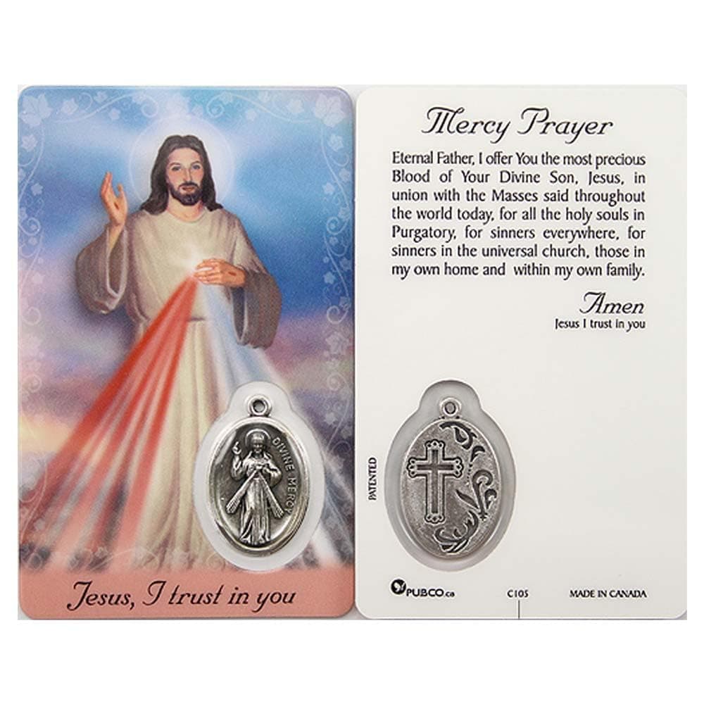 Divine Mercy, Prayer Card