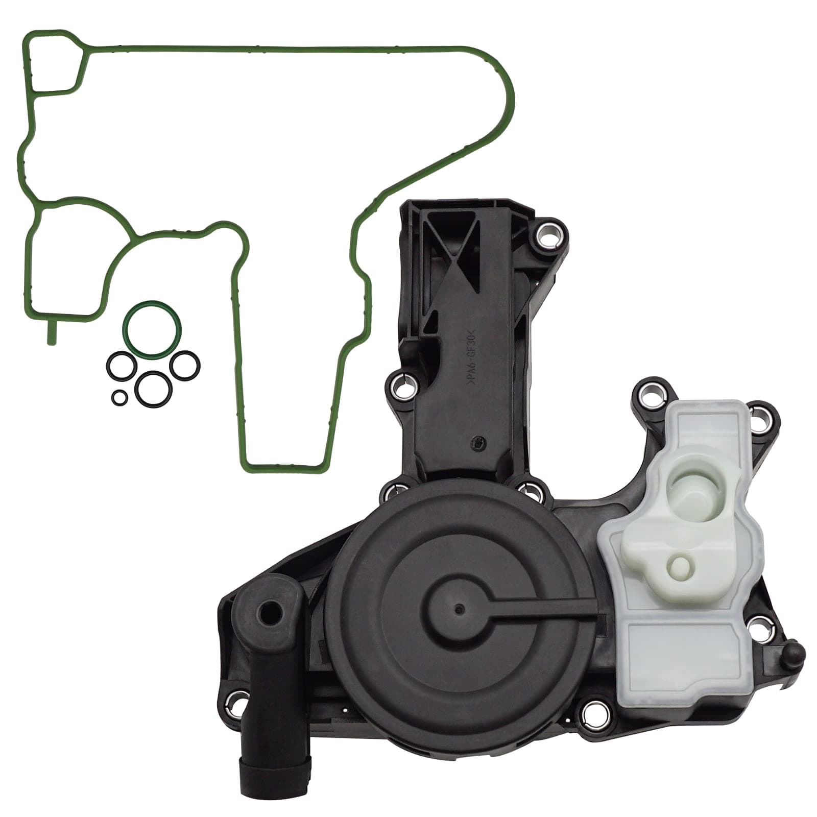 PCV Valve Engine Crankcase Vent Valve Oil Separator with Gasket & O-ring seal for 2012-2018 Audi A4 A5 A6 Q5 Quattro Allroad 2.0T Only 06H103495AE 06H103495J 06H103495AK