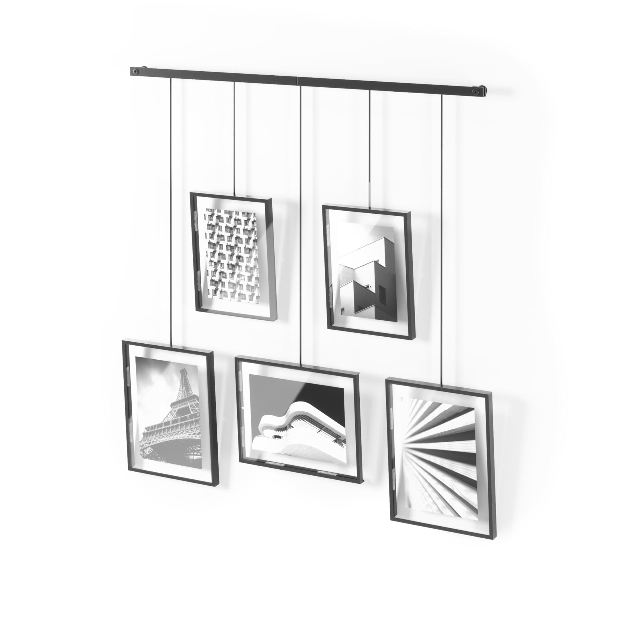 Umbra Exhibit Multi Picture Frame Photo Display, Black