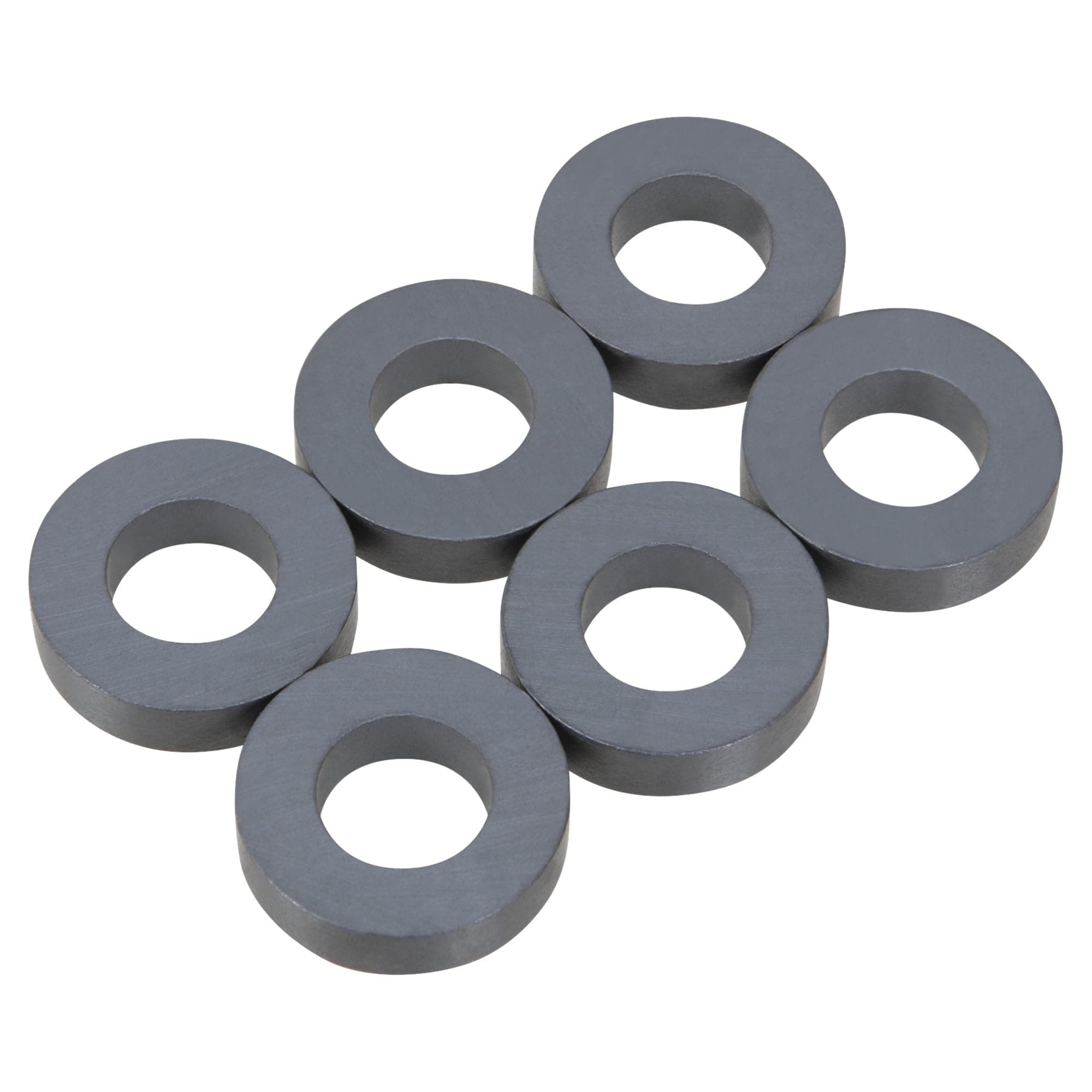 Performance Tool W12502 6Pc Ceramic Ring Magnets - Powerful Magnets for Home, Office and Workshop Use