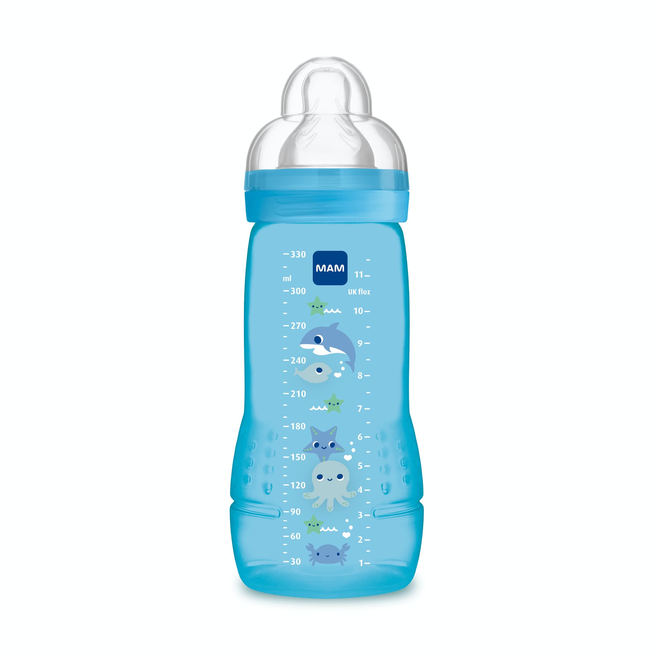 Biberon 2ème âge Easy Active Bleu 330ml