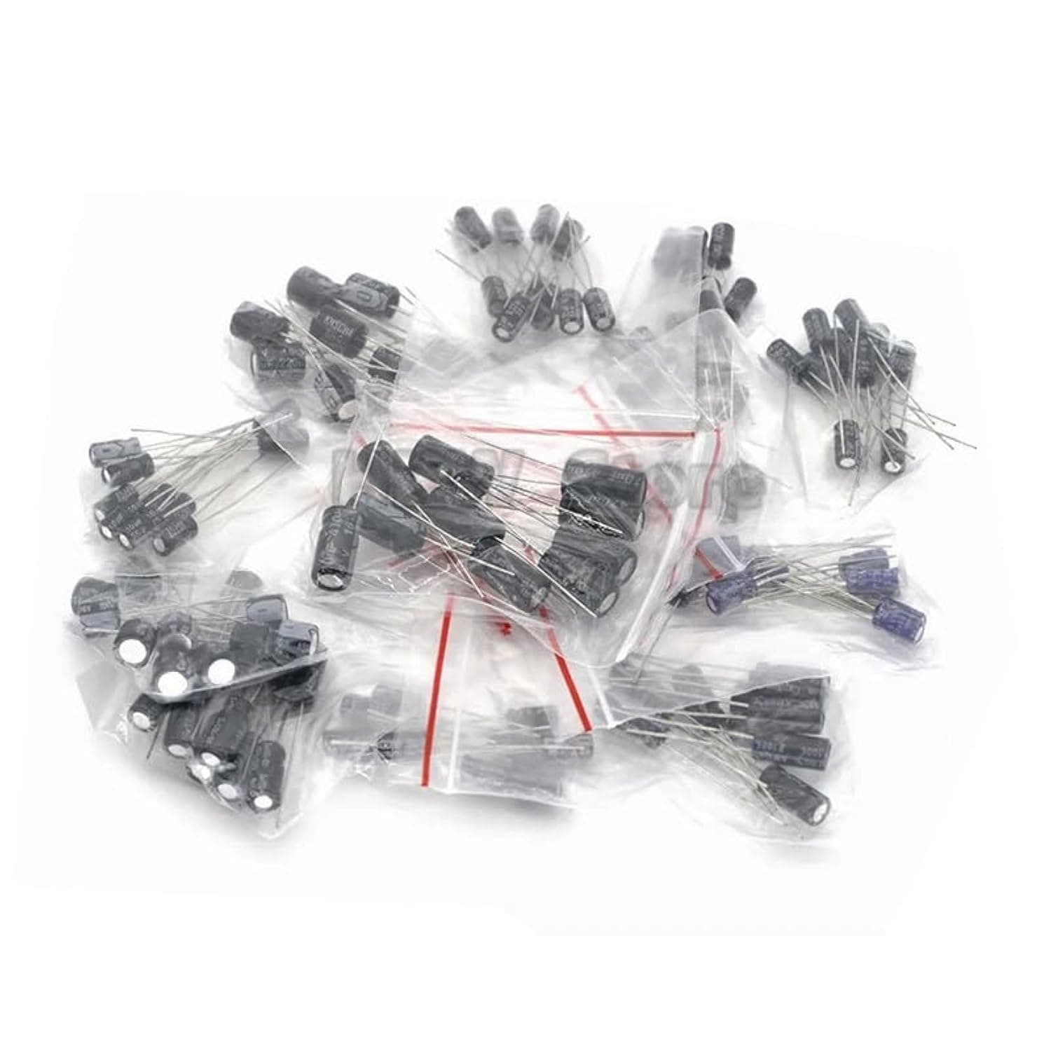 Electrolytic Capacitor Package 120pcs 12value kit 1uF-470uF 1UF 2.2UF 3.3UF 4.7UF 10UF 22UF 33UF 47UF 100UF 220UF