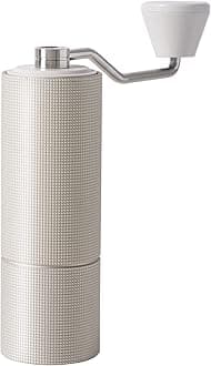 TIMEMORE Chestnut C2 Manual Coffee Grinder Capacity 25g with CNC Stainless Steel Conical Burr, Internal Adjustable Setting, Double Bearing Positioning, French Press Coffee for Hand Grinder Gift (Gold)