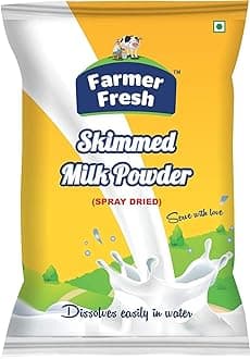 All-Natural Skimmed Milk Powder - 1kg Pack, Pure Non-Fat Dry Milk - Ideal for Tea, Coffee & Daily Use