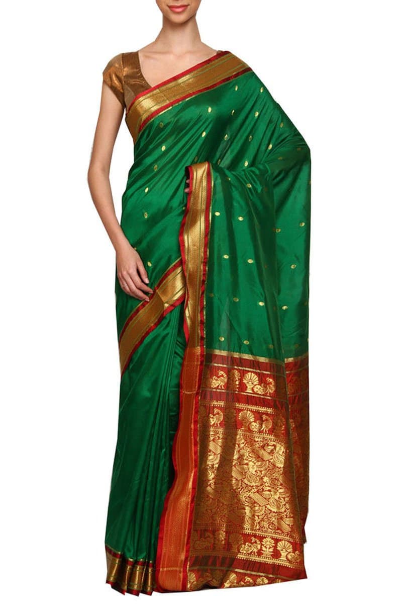 Karagiri Women's Semi Paithani Silk