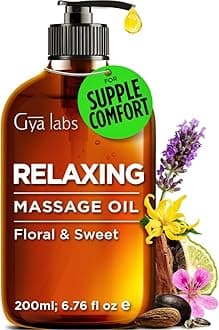 Relaxing Massage Oil - 200ml - Massage Oil for Deep Relaxation and Daily Wellness - Fast-Absorbing and Non-Greasy Formula, Non-GMO and Cruelty-Free