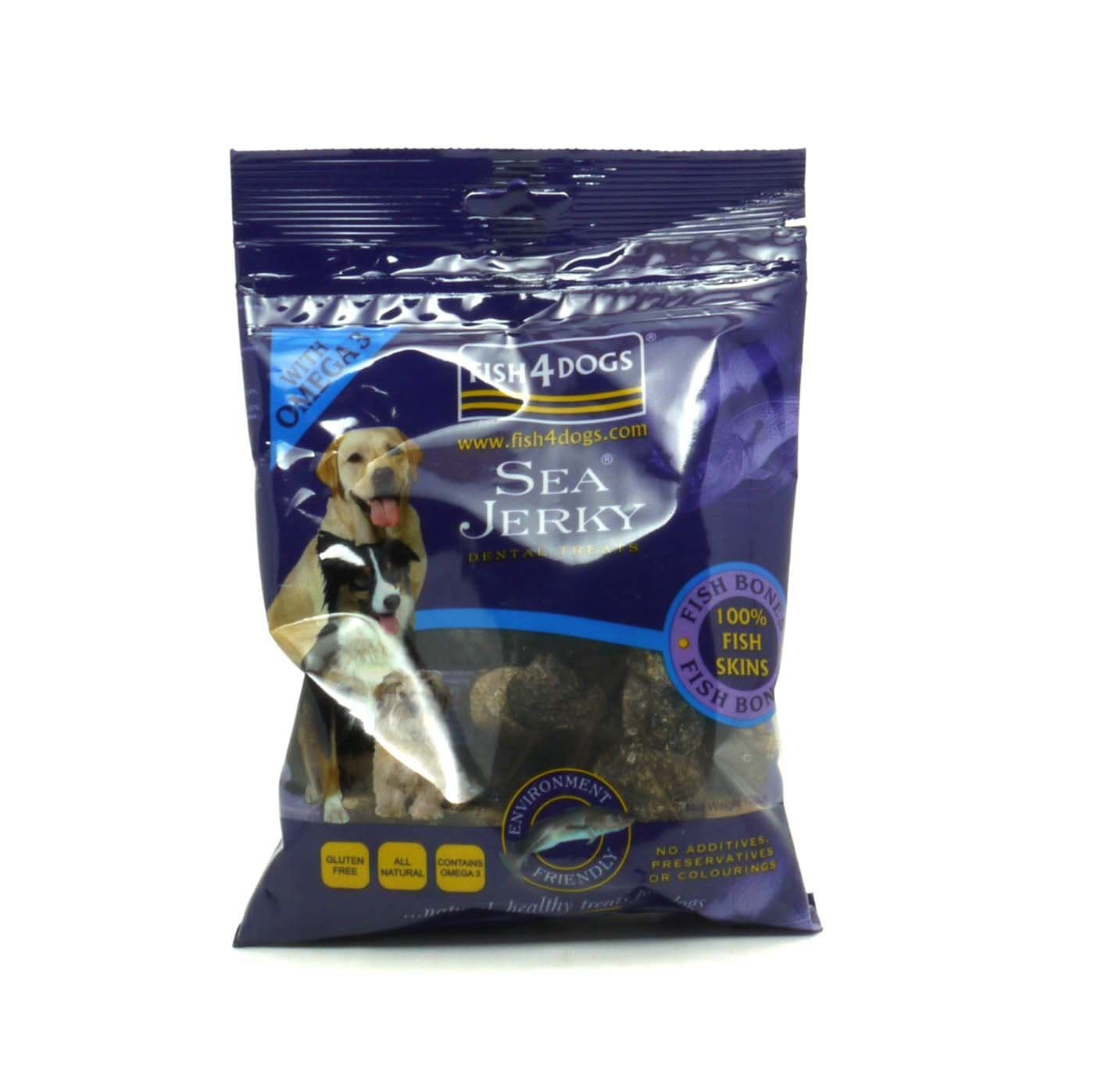 Fish4Dogs Sea Jerky Fish Bones, 100 g