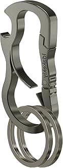 IdakekiyStylish Carabiner Keychain Zinc Alloy Key Chain Bottle Opener