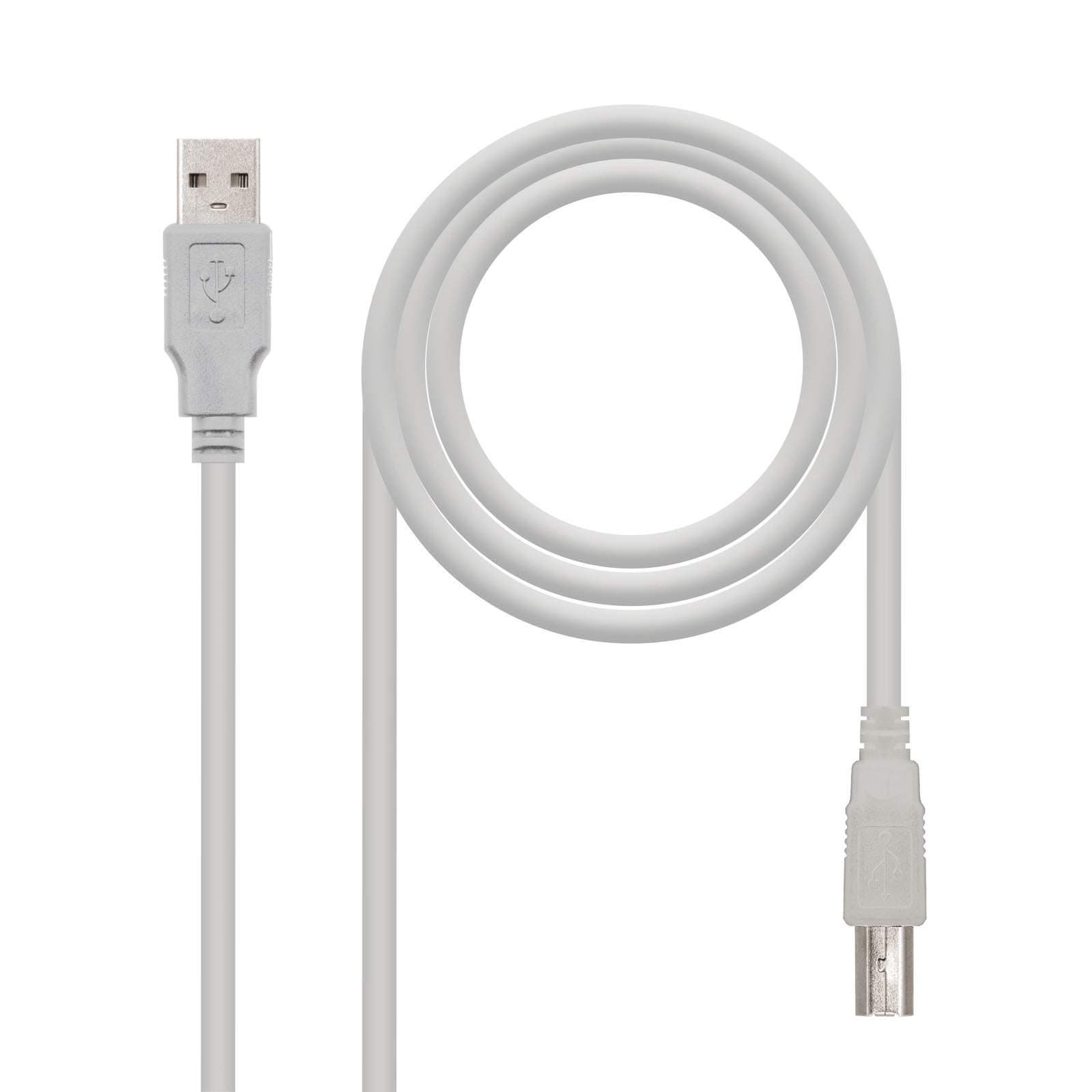 CABLE USB 2.0 PARA IMPRESORA A-B 3M