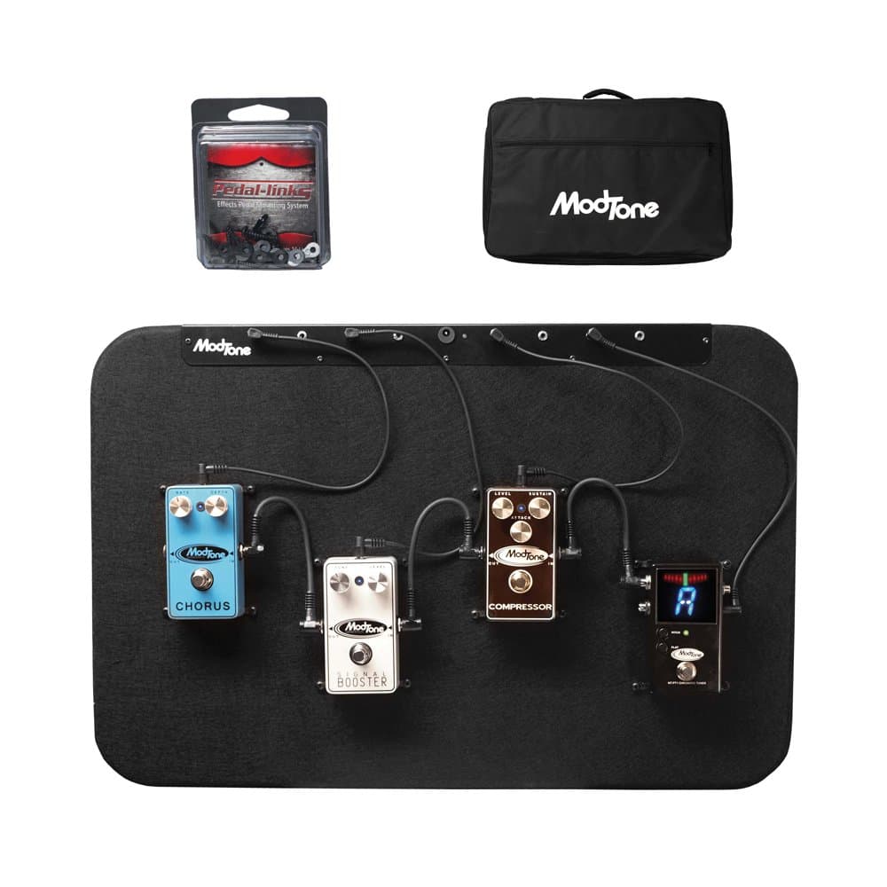 ModTone Guitar Effects ModTone Ready Board 4 Hard Mounted Pedals for Acoustic Music (MT