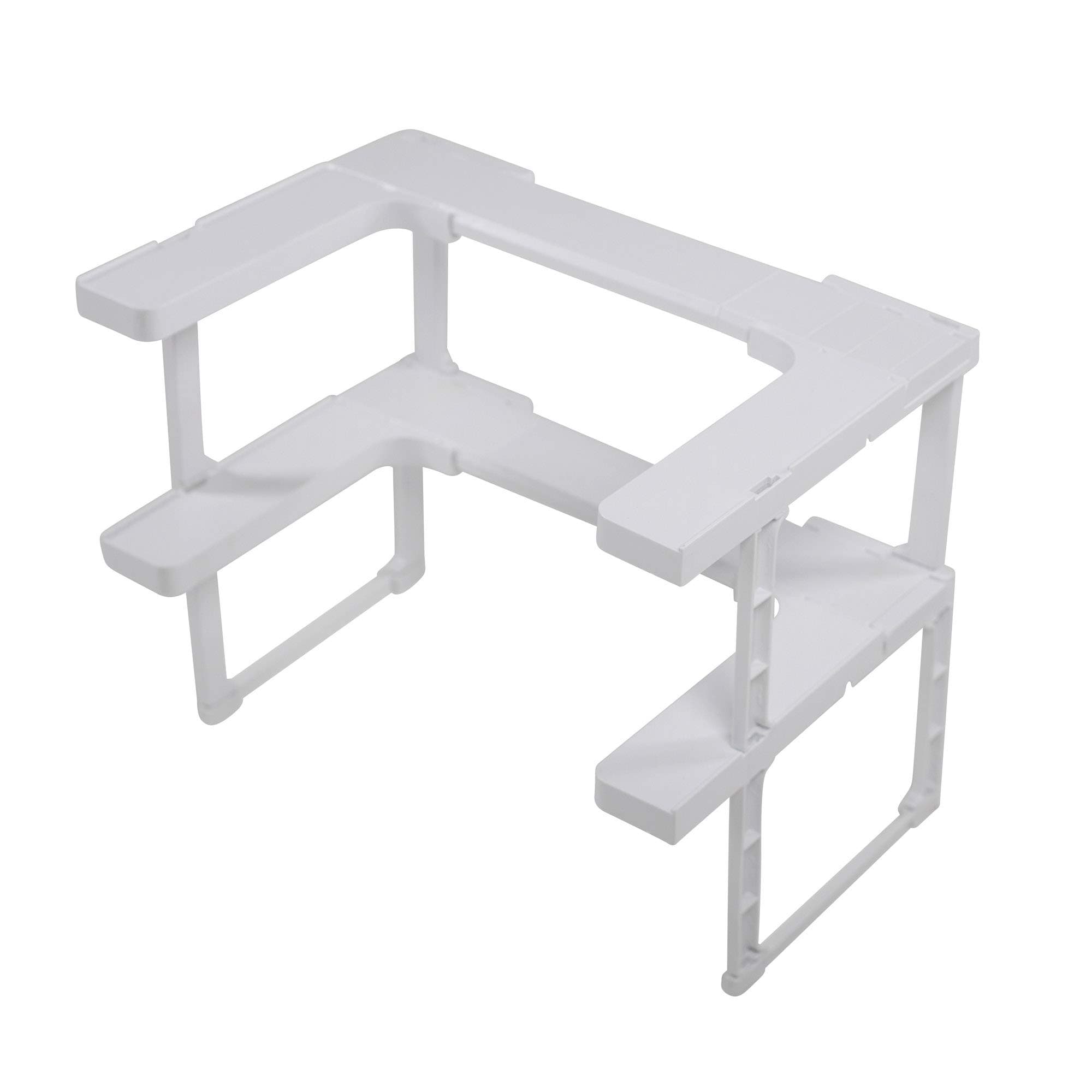 Large 2 Tier Spice Rack & Kitchen Cupboard Organiser I Kitchen Storage That Will Fit Any Cupboard I Spice Shelf Stores Up To 64 Spice Jars I Also Ideal As Make Up Organiser [2 pcs.]