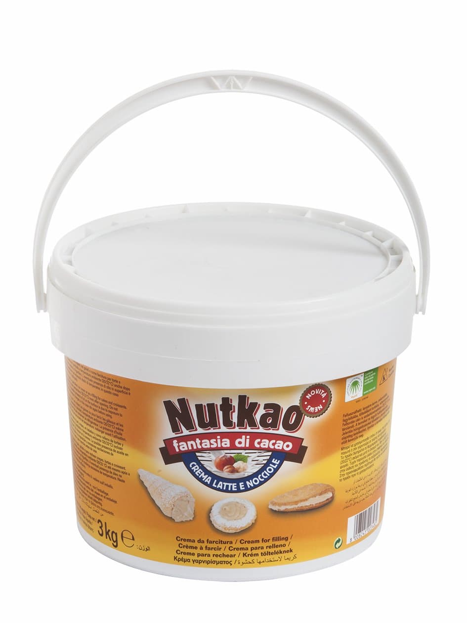 Nutkao Selection: Milk Cream Spread & Milk & Hazelnut Spread 2 x 3Kg Catering Pack